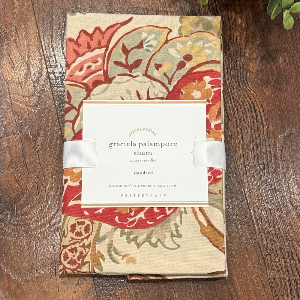 Pottery Barn Floral Sham